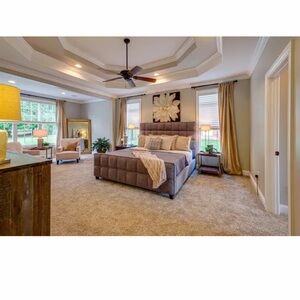 Elegant lined gold drapes Curtains